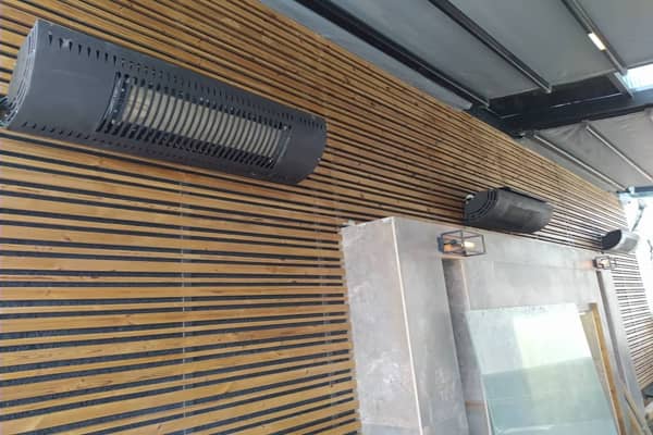   سیستم گرمایشی و تابشی در رستوران ها- هیتر سرامیکی