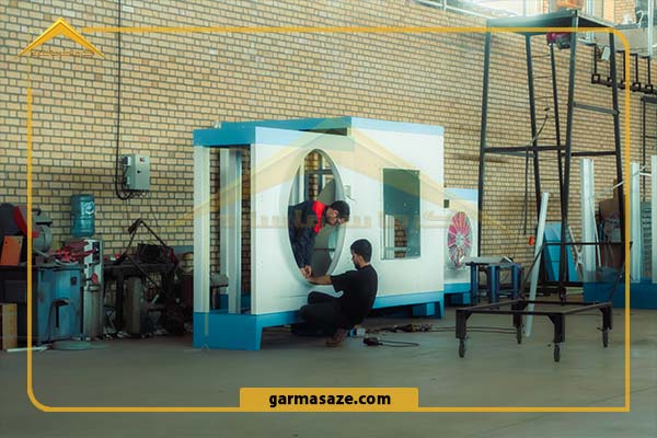 استفاده از کولر صنعتی آکسیال و سانتریفیوژ برای سالن تولید