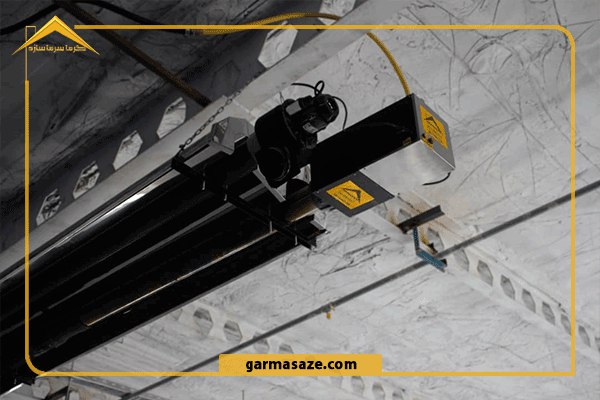 انواع بخاری تابشی برقی صنعتی