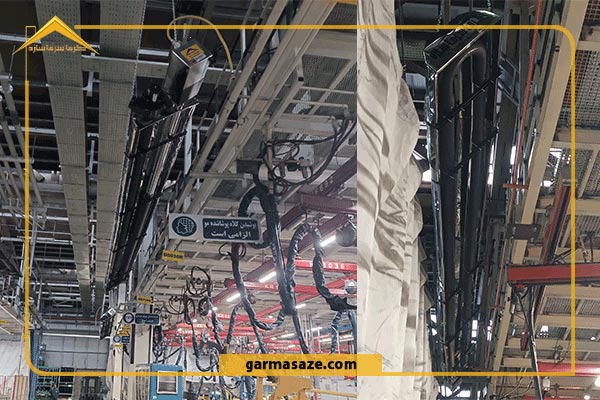 هیتر تابشی بهترین سیستم گرمایشی برای حرارت دهی سالن تولید